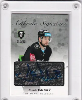 Valský Jakub OFS 2017-18 Authentic Signature Platinum /29 č.AS-64