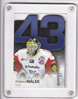 Málek Roman OFS 2017-18 Clean Sheets (vychytané nuly v ELH) Die-cut /99 č.CS-02