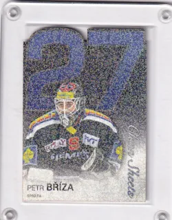 Bříza Petr OFS 2017-18 Clean Sheets (vychytané nuly v ELH) Die-cut Rainbow Dotted /9 č.CS-13