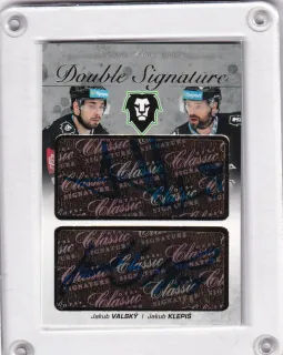 Jakub Valský / Jakub Klepiš OFS 2017-18 Double Signature Gold /3 č.DS-26
