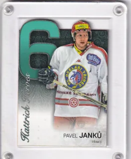 Janků Pavel OFS 2017-18 Hattrick Heroes (nejvíce hattricků v ELH) Die-cut /99 č.HH-08