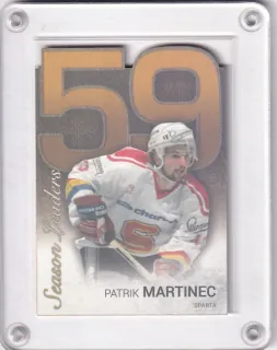Martinec Patrik OFS 2017-18 Season Leaders (neproduktivnější hráči ELH) Die-cut Rainbow /19 č.SL-07