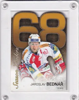 Bednář Jaroslav OFS 2017-18 Season Leaders (neproduktivnější hráči ELH) Die-cut /99 č.SL-14