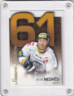 Nedvěd Petr OFS 2017-18 Season Leaders (neproduktivnější hráči ELH) Die-cut /99 č.SL-17