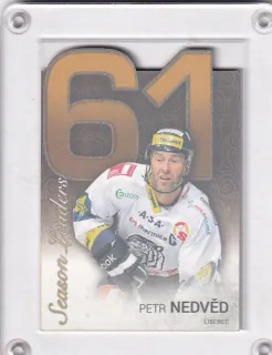 Nedvěd Petr OFS 2017-18 Season Leaders (neproduktivnější hráči ELH) Die-cut Rainbow /19 č.SL-17