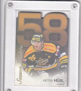 Hübl Viktor OFS 2017-18 Season Leaders (neproduktivnější hráči ELH) Die-cut Rainbow /19 č.SL-19
