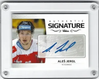 Jergl Aleš OFS Classic 2018-19 Authentic Signature Platinum x/29 č.AS-113