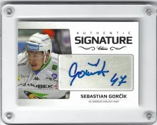 Gorčík Sebastian OFS Classic 2018-19 Authentic Signature Platinum x/29 č.AS-117