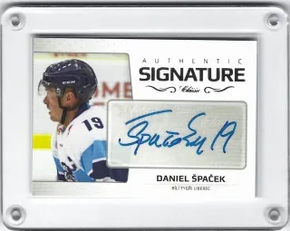 Špaček Daniel OFS Classic 2018-19 Authentic Signature Platinum x/29 č.AS-139
