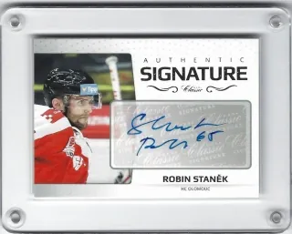 Staněk Robin OFS Classic 2018-19 Authentic Signature Platinum (x/29) č.AS-30