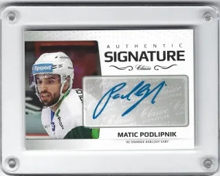 Podlipnik Matic OFS Classic 2018-19 Authentic Signature Platinum (x/29) č.AS-39