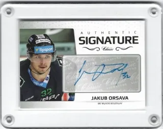 Orsava Jakub OFS Classic 2018-19 Authentic Signature Gold x/6 č.ASG-34