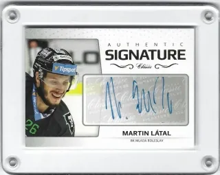 Látal Martin OFS Classic 2018-19 Authentic Signature Gold x/6 č.ASG-35