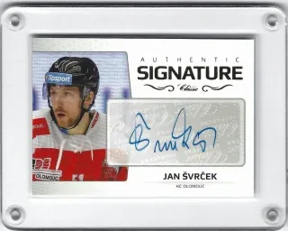 Švrček Jan OFS Classic 2018-19 Authentic Signature Gold x/6 č.ASG-115