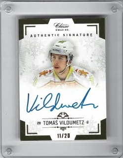 Vildumetz Tomáš OFS Classic 2018-19 Kladno XMAS Edition Authentic Signature (Rytíři Kladno) xx/20 č.RKAS-10