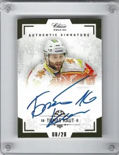 Kaut Tomáš OFS Classic 2018-19 Kladno XMAS Edition Authentic Signature (Rytíři Kladno) xx/20 č.RKAS-4