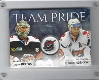Peters/Růžička Justin/Vladimír OFS Classic 2018-19 Team Pride 1of70 č.TP-12