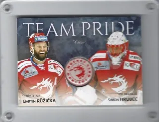 Růžička/Hrubec Martin/Šimon OFS Classic 2018-19 Team Pride 1of70 č.TP-2
