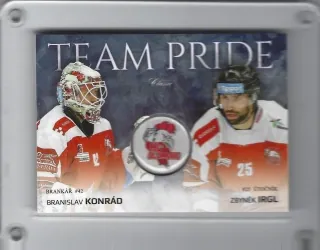 Konrád/Irgl Branislav/Zbyněk OFS Classic 2018-19 Team Pride 1of70 č.TP-8