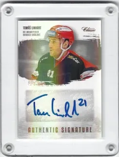 Linhart Tomáš OFS 2019-20 Authentic Signature Rainbow /6 č.AS-TLI