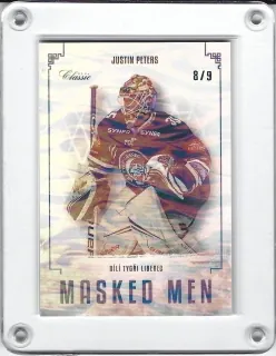 Peters Justin OFS 2019-20 Masked Men Ice Water /9 č.MM-JPE