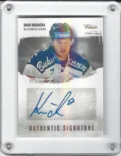 Kvasnička David OFS 2019-20 Authentic Signature Rainbow (Level 1) /6 č.AS-DKV