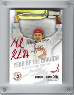 Kovařčík Michal OFS 2019-20 YEAR OF THE DRAGON Signature /19 č.YOTD-13