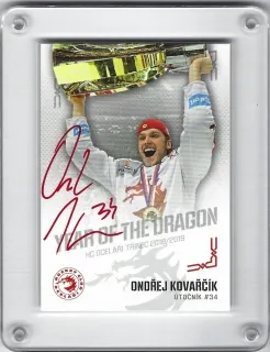 Kovařčík Ondřej OFS 2019-20 YEAR OF THE DRAGON Signature /19 č.YOTD-14