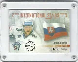 Jánošík Adam OFS 2019-20 International Stars - Slovensko Limited Stamp /15 č.IS-AJÁ