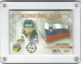 Gregorc Blaž OFS 2019-20 International Stars - Slovinsko Limited Stamp /15 č.IS-BGR