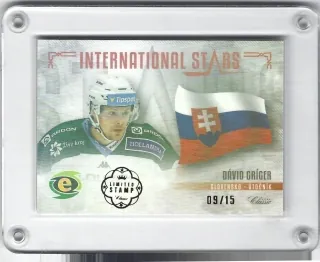 Gríger Dávid OFS 2019-20 International Stars - Slovensko Limited Stamp /15 č.IS-DGÍ