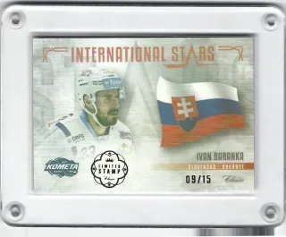 Baranka Ivan OFS 2019-20 International Stars - Slovensko Limited Stamp /15 č.IS-IBA