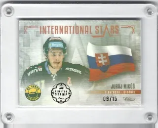 Mikúš Juraj OFS 2019-20 International Stars - Slovensko Limited Stamp /15 č.IS-JMI