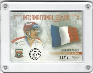 Perret Jordann OFS 2019-20 International Stars - Francie Limited Stamp /15 č.IS-JPE