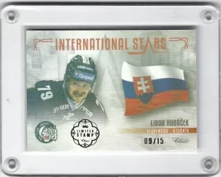 Hudáček Libor OFS 2019-20 International Stars - Slovensko Limited Stamp /15 č.IS-LHU