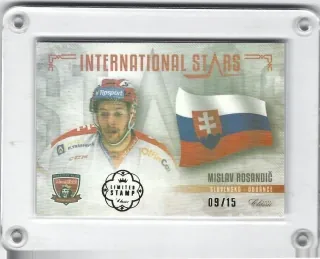 Rosandić Mislav OFS 2019-20 International Stars - Slovensko Limited Stamp /15 č.IS-MRO