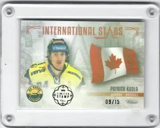 Kudla Patrick OFS 2019-20 International Stars - Kanada Limited Stamp /15 č.IS-PKU