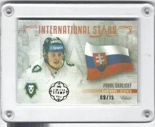 Skalický Pavol OFS 2019-20 International Stars - Slovensko Limited Stamp /15 č.IS-PSK