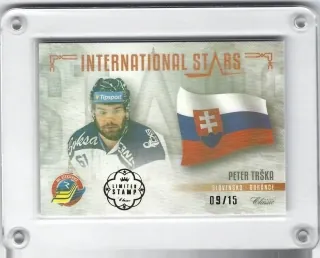 Trška Peter OFS 2019-20 International Stars - Slovensko Limited Stamp /15 č.IS-PTR
