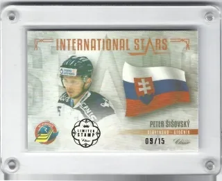 Šišovský Peter OFS 2019-20 International Stars - Slovensko Limited Stamp /15 č.IS-PŠI
