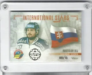 Dej Rastislav OFS 2019-20 International Stars - Slovensko Limited Stamp /15 č.IS-RDE