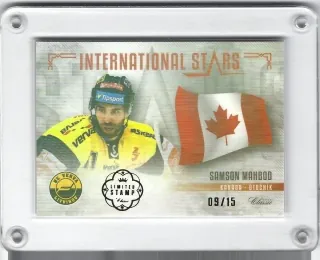 Mahbod Samson OFS 2019-20 International Stars - Kanada Limited Stamp /15 č.IS-SMA