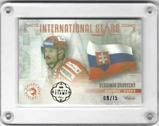 Dravecký Vladimír OFS 2019-20 International Stars - Slovensko Limited Stamp /15 č.IS-VDR