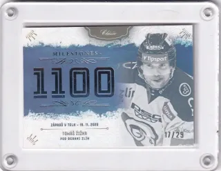 Tomáš Žižka OFS 2020-21 Milestones Rainbow /29-16.11.2020 – 1100 zápasů v TELH č.1