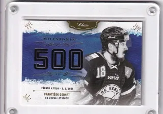 Gerhát František OFS 2020-21 Milestones Gold /99-2.2.2021 – 500 zápasů v TELH č.18