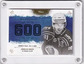 Jaroslav Kracík OFS 2020-21 Milestones Blue /66-23.11.2020 – 600 zápasů v TELH č.2