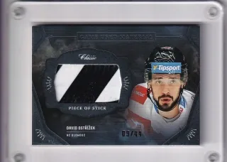 Ostřížek David OFS 2020-21 Game Used Material-stick x/44 č.GUM-DOS