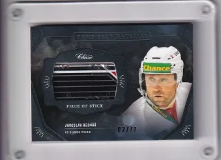 Bednář Jaroslav OFS 2020-21 Game Used Material-stick x/77 č.GUM-JBE