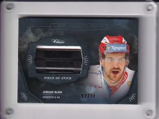 Blain Jérémie OFS 2020-21 Game Used Material-stick x/77 č.GUM-JBL