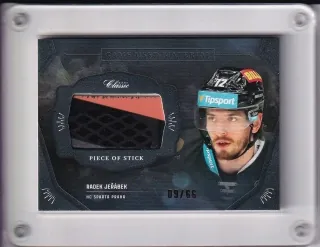Jeřábek Radek OFS 2020-21 Game Used Material-stick x/66 č.GUM-RJA
